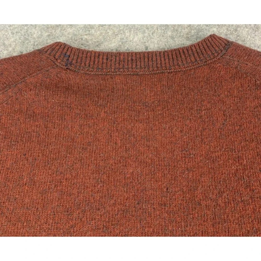 Banana Republic Filpucci Wool Blend Pullover Sweater Burnt Orange, Men’s Medium